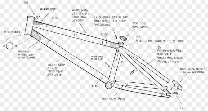 Bicycle BMX Bike Frames Cycling PNG