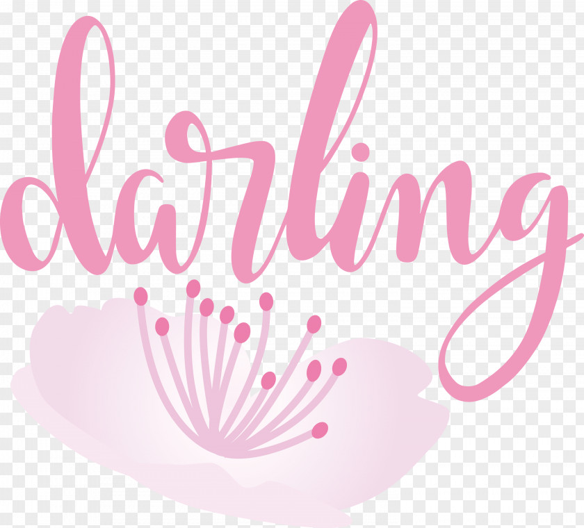 Darling Wedding PNG