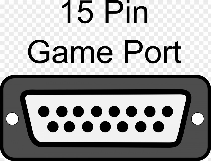 Ports Game Port Serial Computer D-subminiature Clip Art PNG