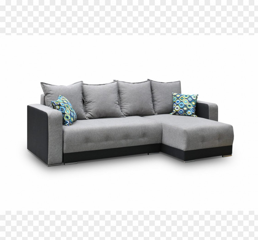 So Cal Furniture Sofa Bed Grey Couch Chaise Longue PNG