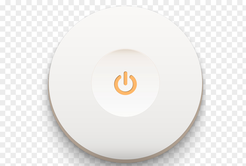 White Simple Switch Button Circle Font PNG