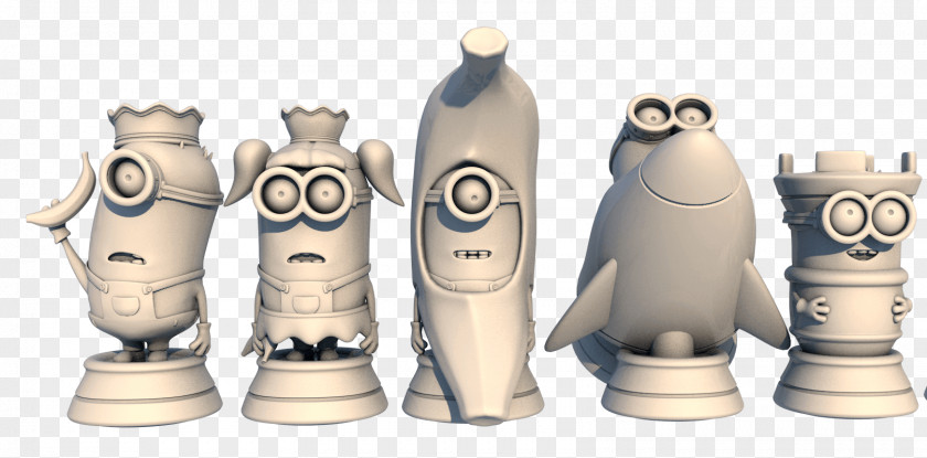 Cans Chess Piece 3D Printing Minions Video Game PNG