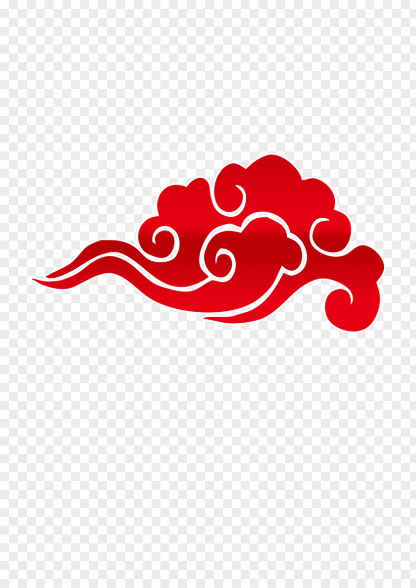 Cartoon Clouds China Paper Chinese New Year PNG