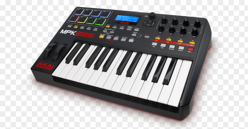 Keyboard MIDI Controllers Akai MPK225 PNG