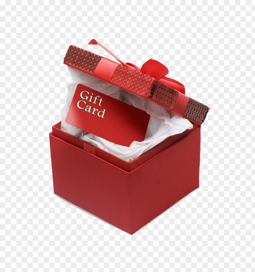 Red Gift Box Card Retail Product Return Costco PNG