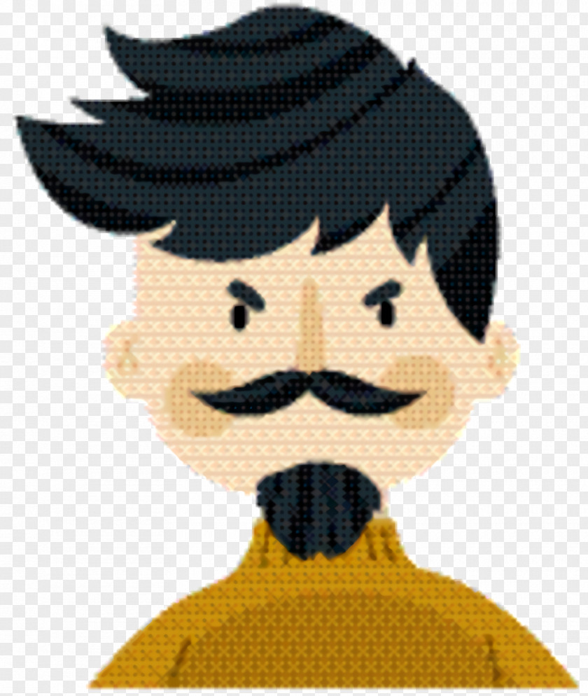 Smile Glasses Moustache Cartoon PNG