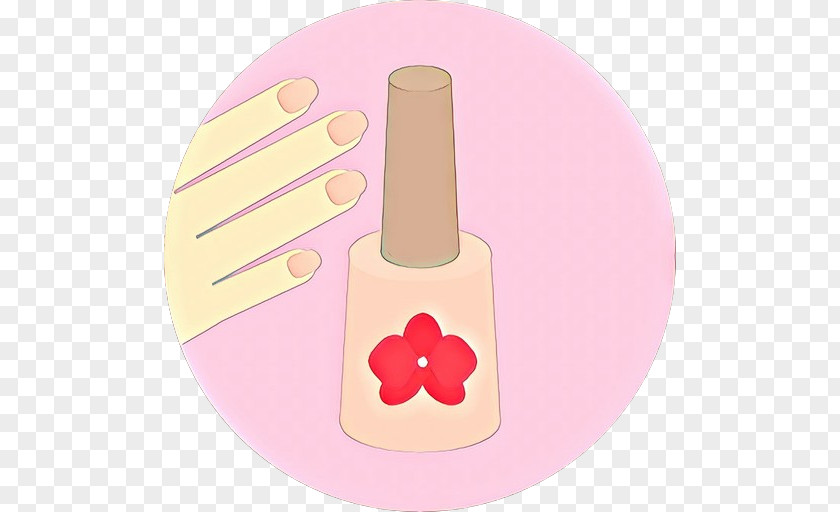 Finger Nail Pink Polish Cosmetics Care Material Property PNG