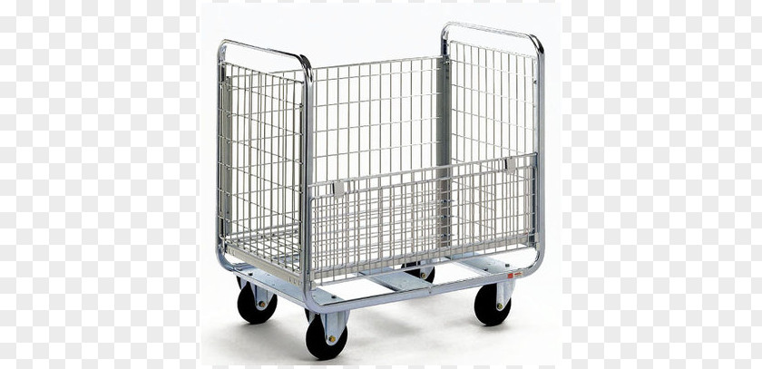 Business Manufacturing Crate Trolley PNG