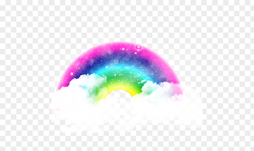 Clouds And Rainbow Cloud Color Wallpaper PNG