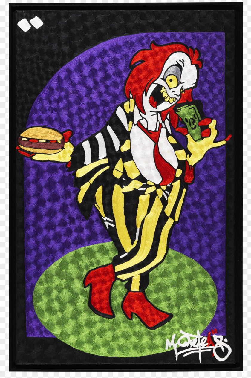 Clown Cartoon Poster PNG