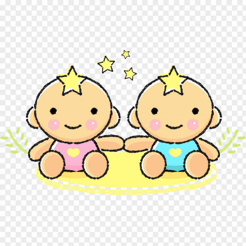 Cute Twins Zodiac Constellation Horoscope Astrological Sign PNG