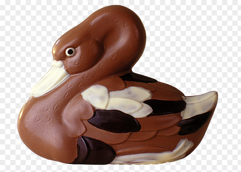 Taube Duck Figurine Chocolate Beak PNG