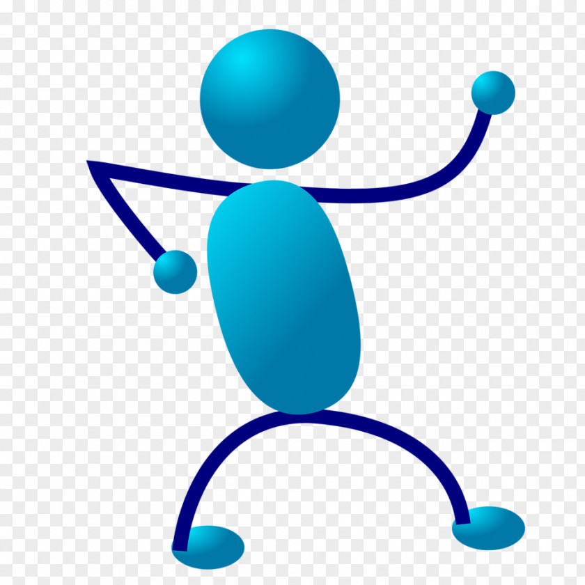 Blue Man Cliparts Stick Figure Dance Drawing Clip Art PNG
