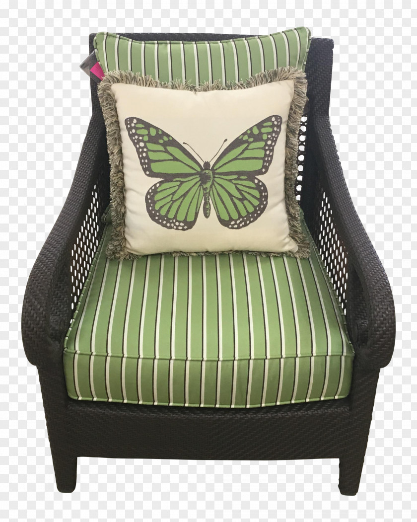 Noble Wicker Chair Pillow Cushion Elaine Smith PNG