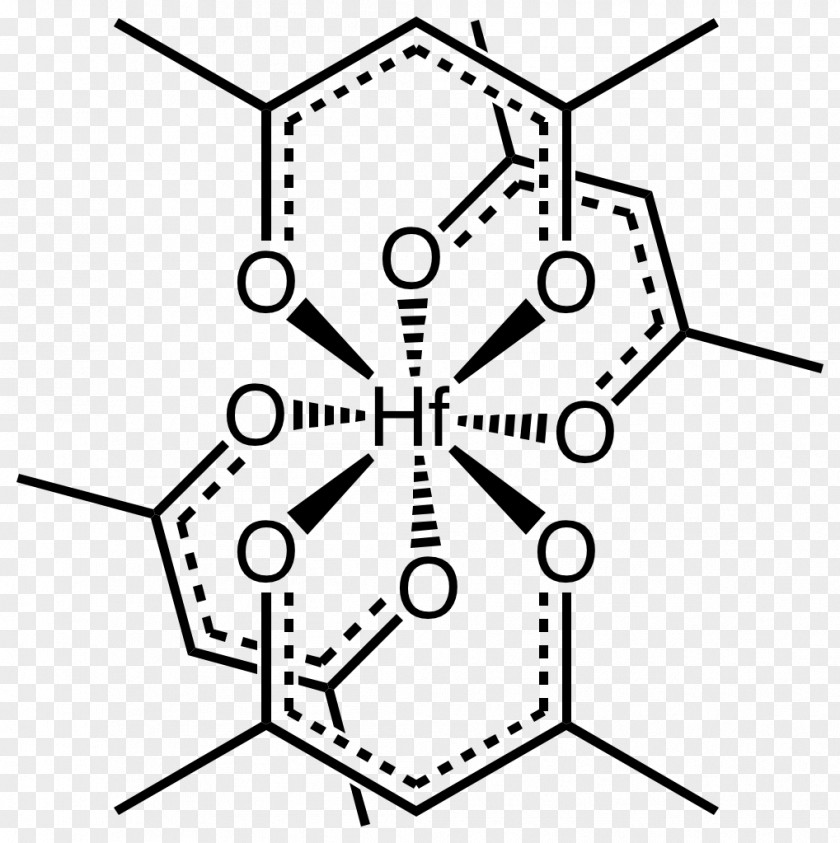 Zirconium Acetylacetonate Hafnium Acetylacetone Coordination Complex PNG