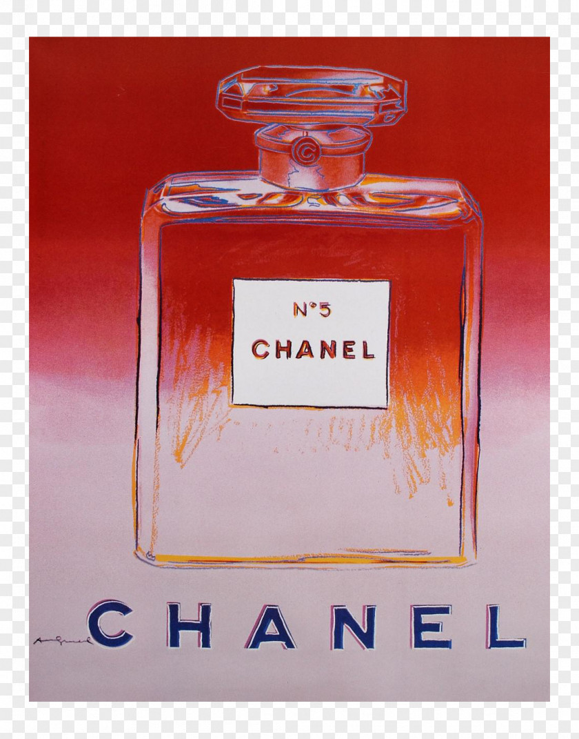 Chanel No. 5 Pop Art Poster PNG