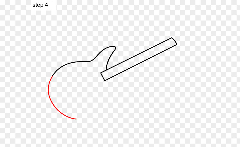 Guitar Drawing Line Angle Point PNG