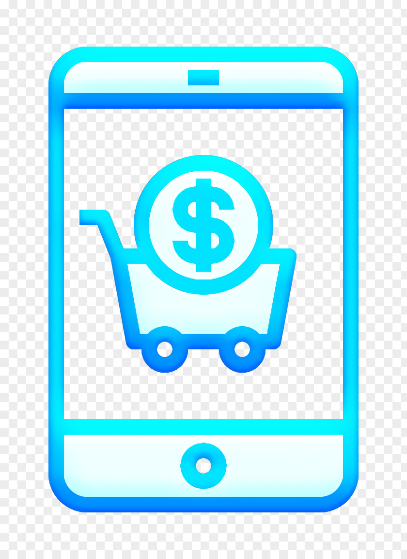 Mobile Shopping Icon Cart Payment PNG
