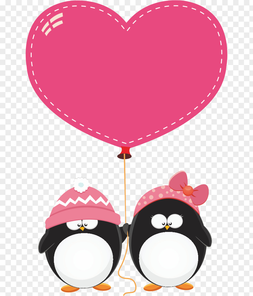 Penguin Love Clip Art PNG