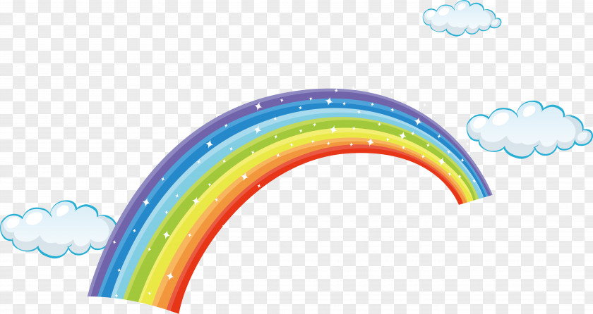 Beautiful Rainbow After Rain PNG