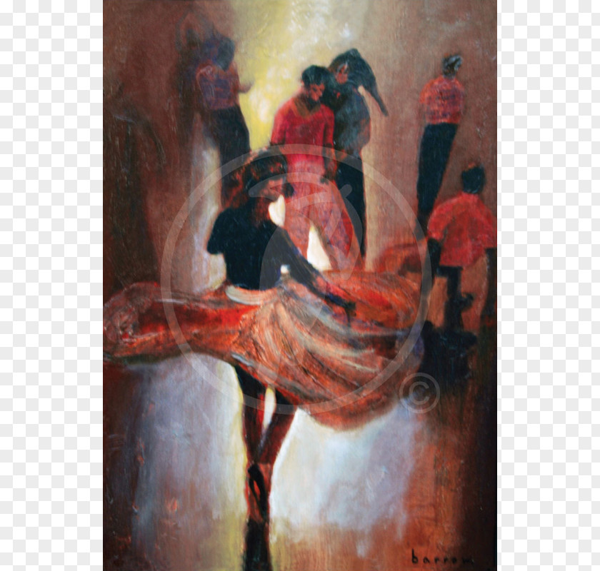 Dance Skirt Modern Art Acrylic Paint Still Life Rooster PNG