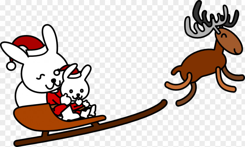 Reindeer Clip Art Santa Claus Number Bond Christmas Day PNG