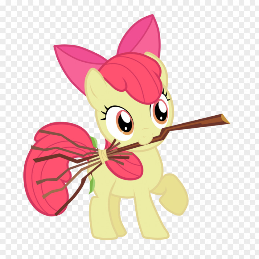 Broom Apple Bloom Pony Applejack Sweetie Belle Scootaloo PNG