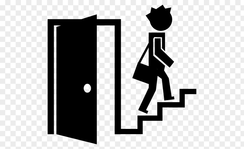 Cartoon Door Stairs Clip Art PNG