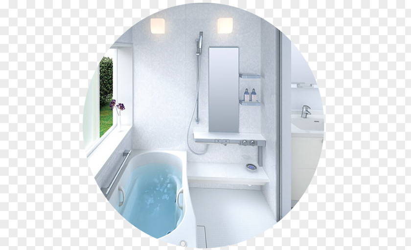 Design Modern Bathroom Bathtub Shower PNG