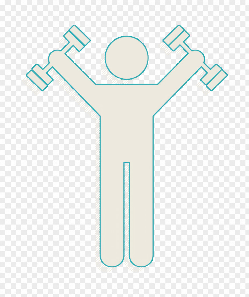 Gym Icon Dumbbells Exercise Sport Icons PNG