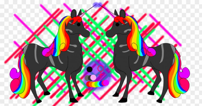 Horse Pink M Character Clip Art PNG