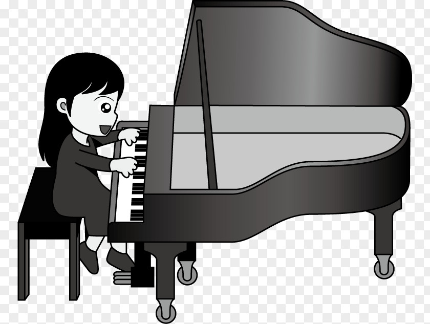 Piano Digital Pianist Electronic Keyboard Musical PNG