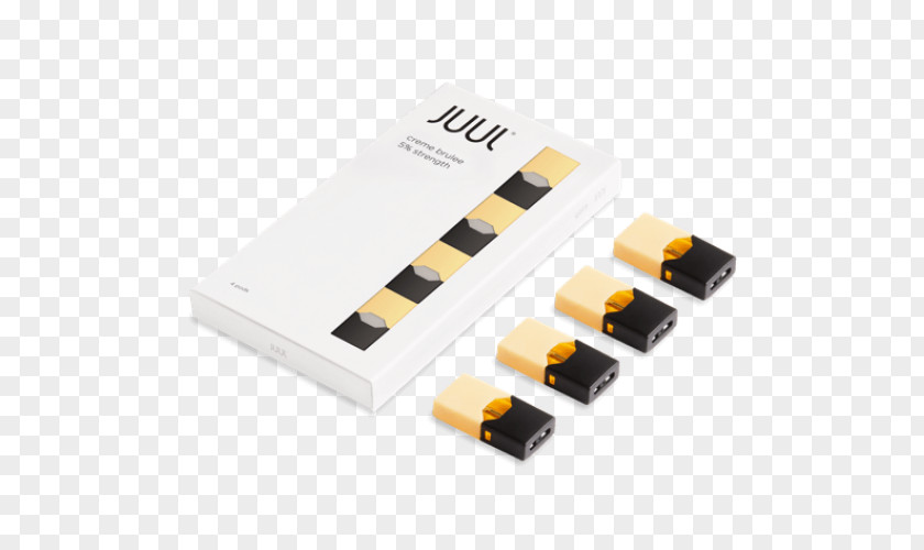 Vanilla Pod Crème Brûlée Custard Cream JUUL Pods PNG