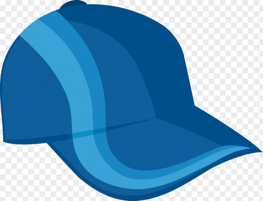 Hand-painted Blue Peaked Cap Baseball Royalty-free Clip Art PNG
