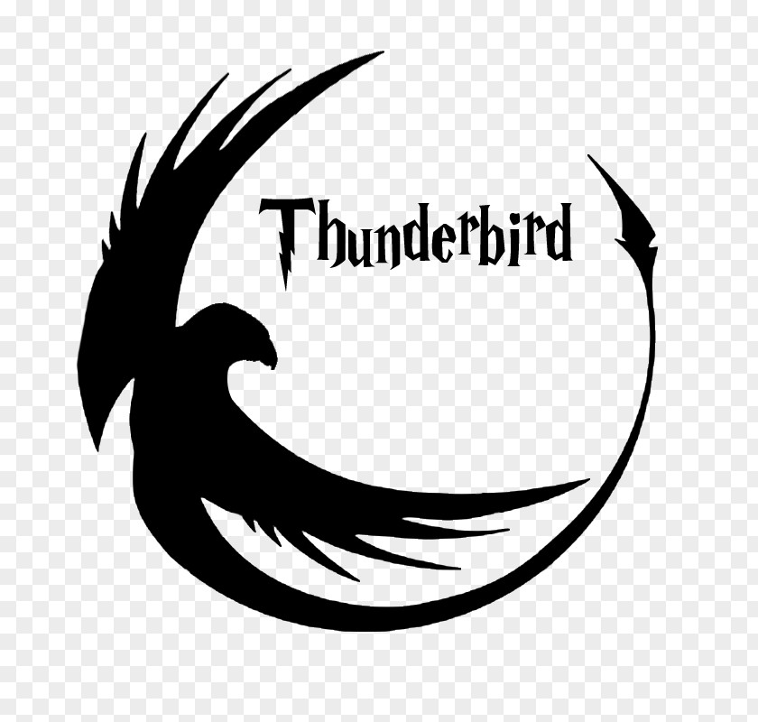 Thunderbird Silhouette Dragon PNG