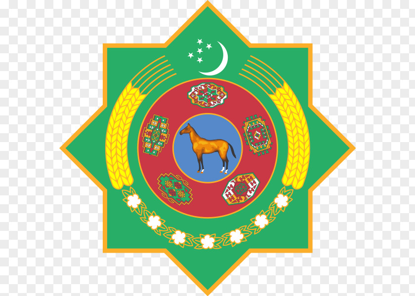 Turkmenistan Emblem Of Turkmen Soviet Socialist Republic Coat Arms Turkmens PNG