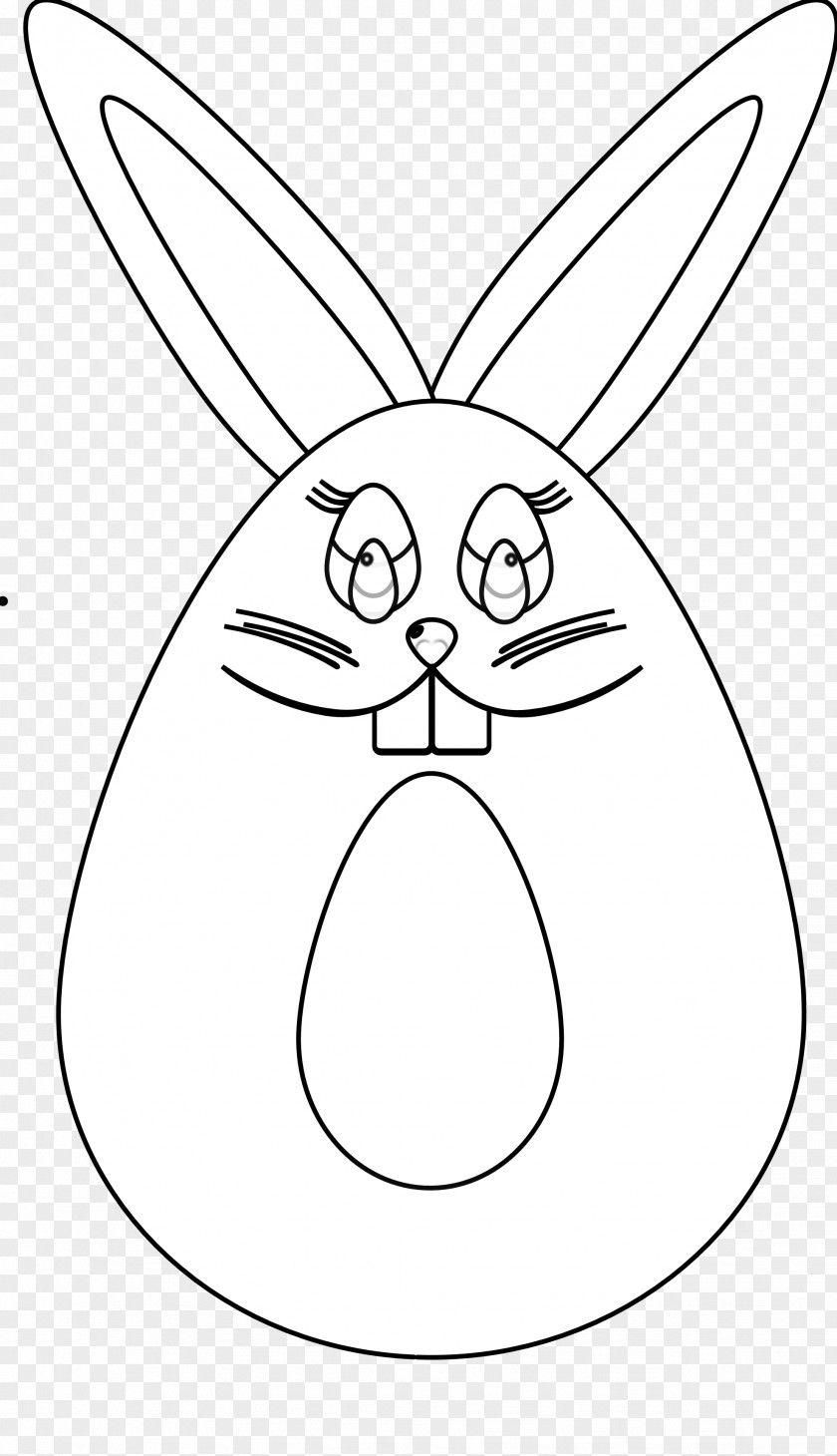 Waster Bunny Domestic Rabbit Easter Black And White Hare Whiskers PNG