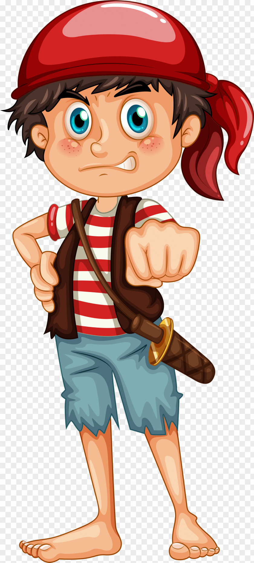 Cartoon Pirates Piracy Crew Illustration PNG