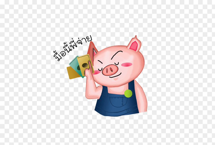 Japan And South Korea Cute Piglets Domestic Pig Animation Cartoon Sticker PNG