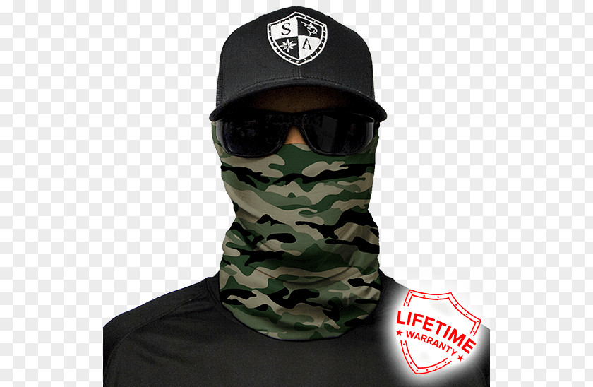 Military Camouflage Face Shield Skull PNG