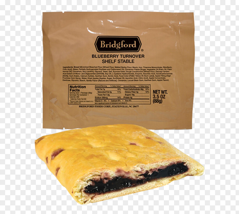 Ready To Eat Turnover Sandwich Snack Flavor Blueberry PNG