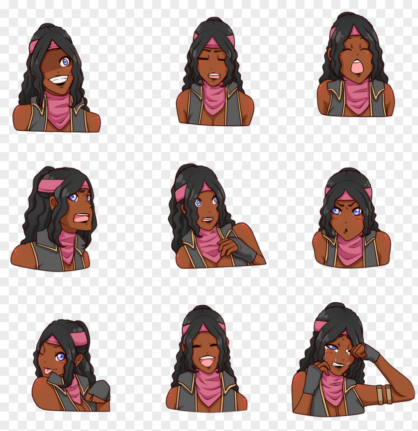 Character Expression Hair Coloring Homo Sapiens Cartoon Purple PNG