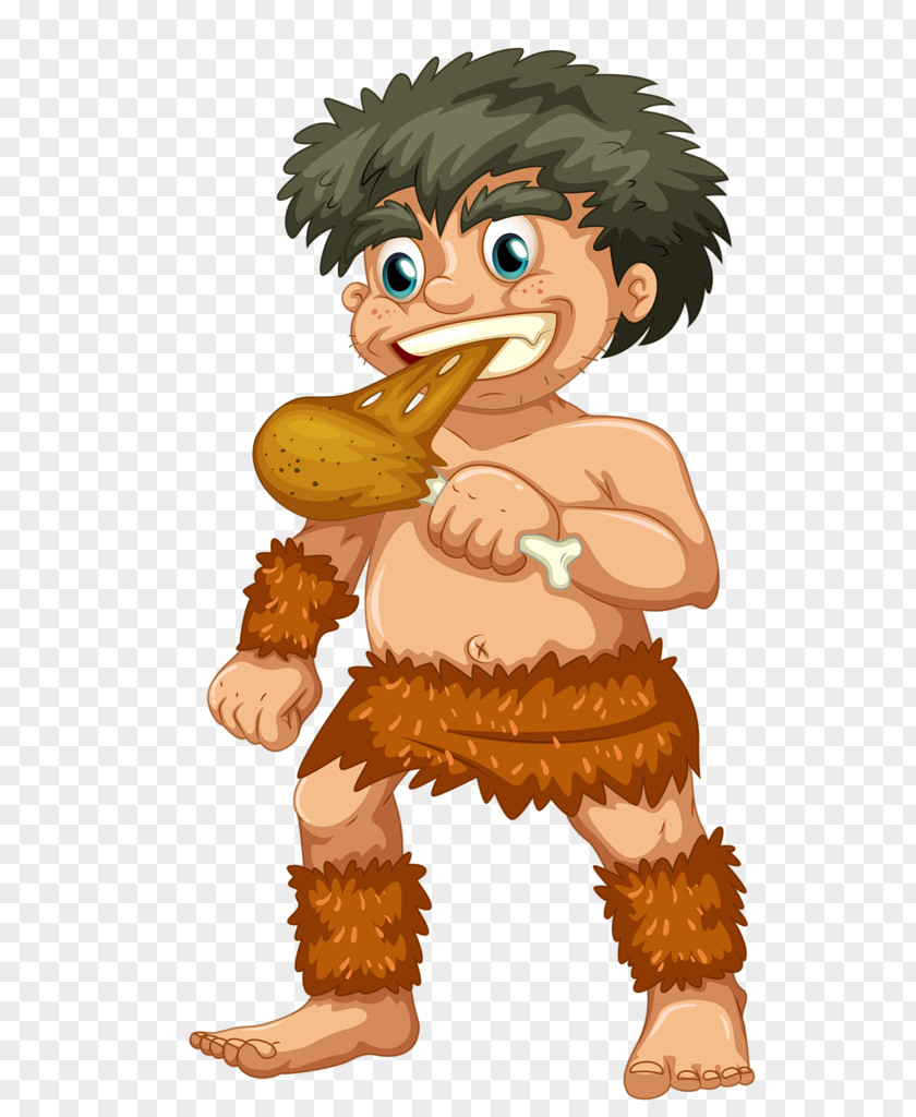 Chicken Caveman PNG