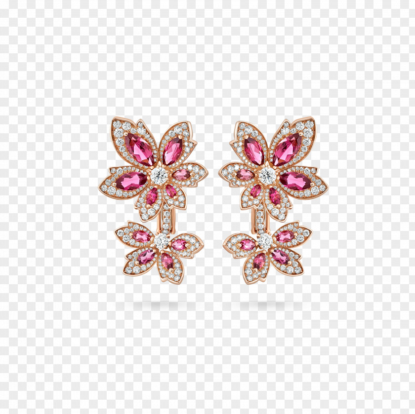 Daisy Flower Ring Set Earring Diamond Gemstone Carat PNG