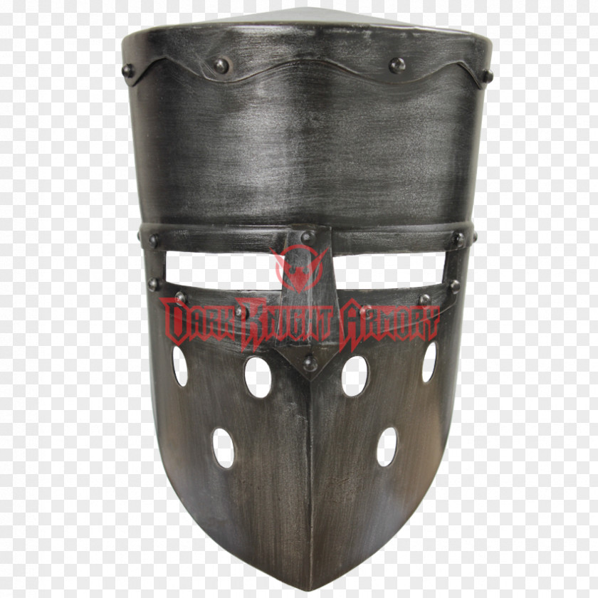 Helmet Great Helm Crusades Knight Leather PNG