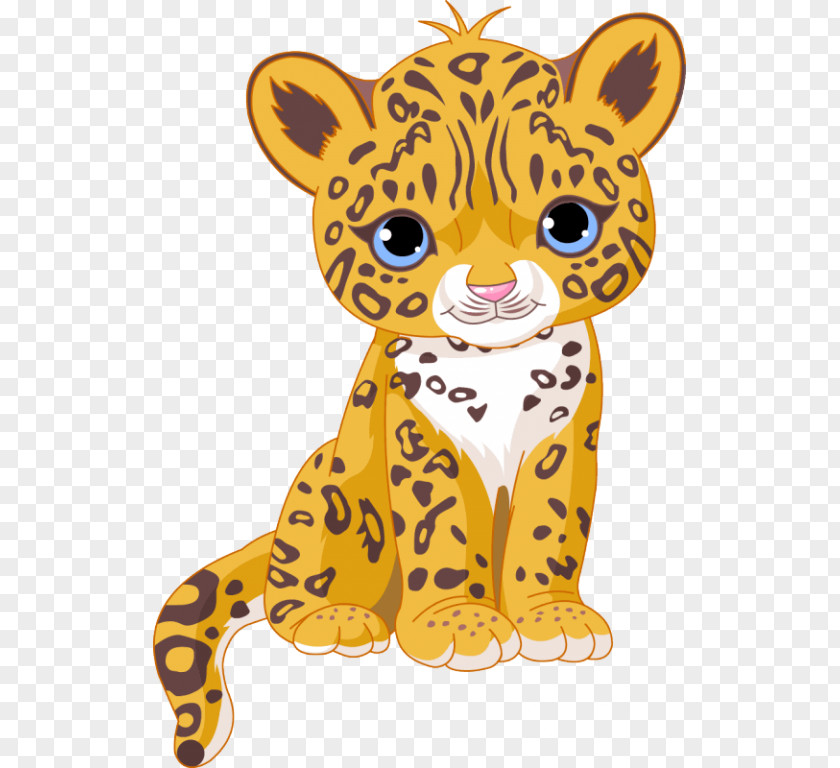 Jaguar Leopard Clip Art Vector Graphics Illustration PNG