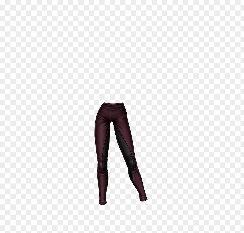 Lady Popular Leggings Waist Purple PNG