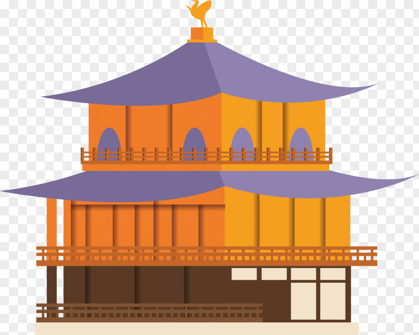 Vector Church Japanese Architecture Illustration PNG