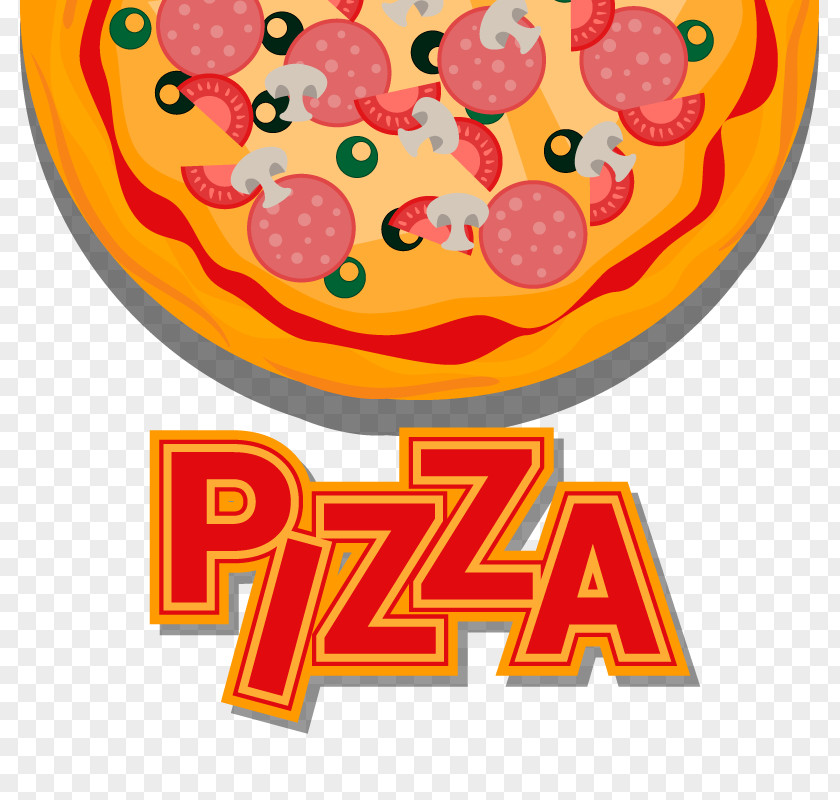 Vector Pizza Chicago-style Italian Cuisine Salami Take-out PNG