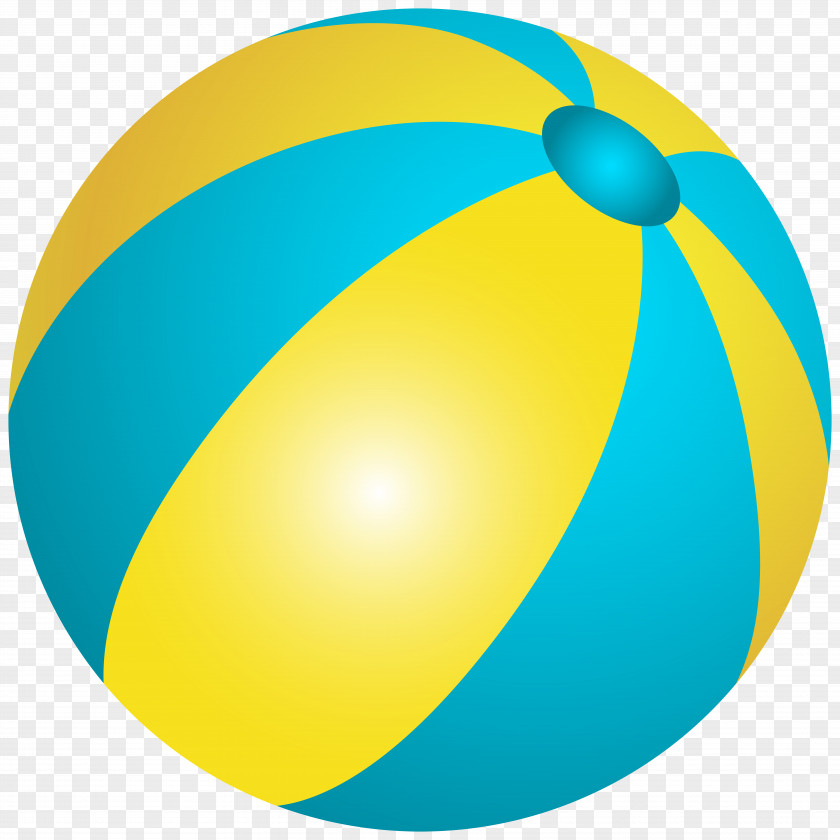 Beach Ball Clip Art Image PNG